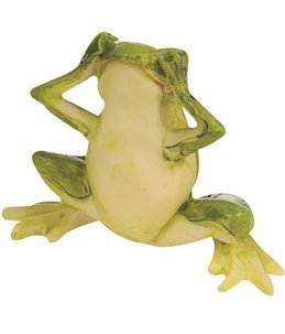 Decoratie frisky frogs ass.