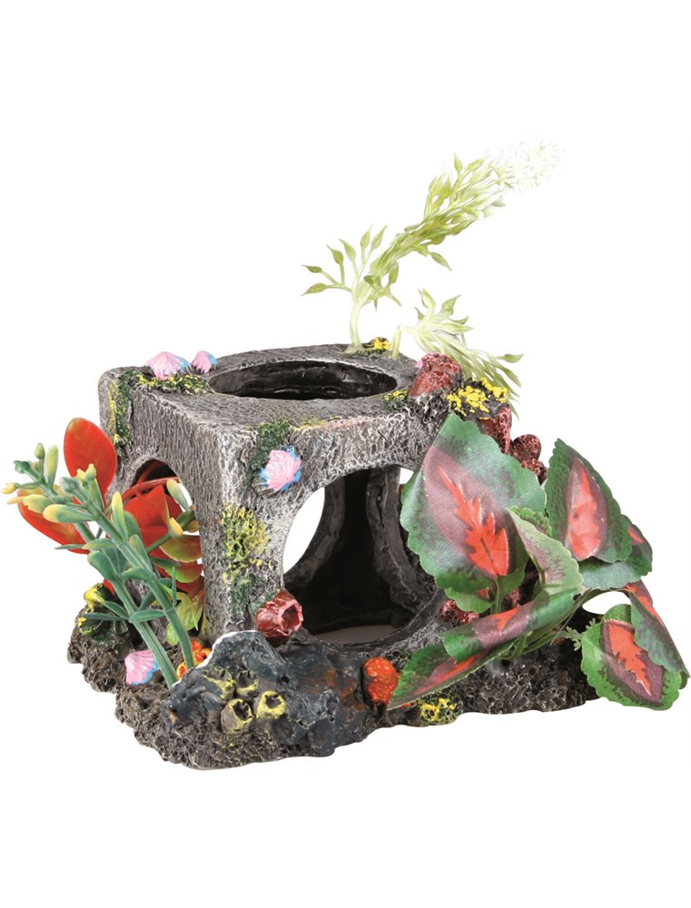 Decoratie kubus plantjes medium