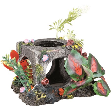 Decoratie kubus plantjes medium 