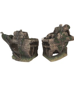 Decoratie boot 2 delen bounty 