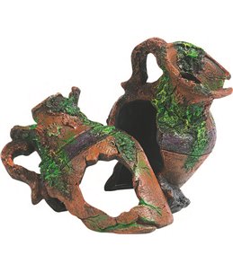 Decoratie dubbele kruiken - s