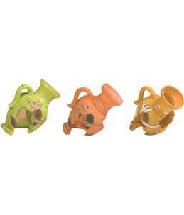 Decoratie kruik fluo ass.