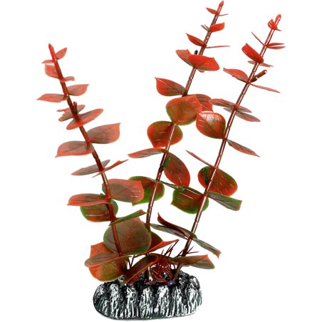 Aq. plant plastic cuba oranje xs 