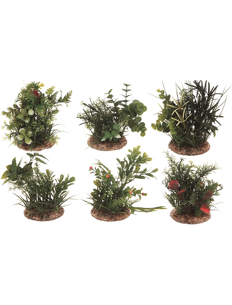 Aq. plant plastic ass. - m