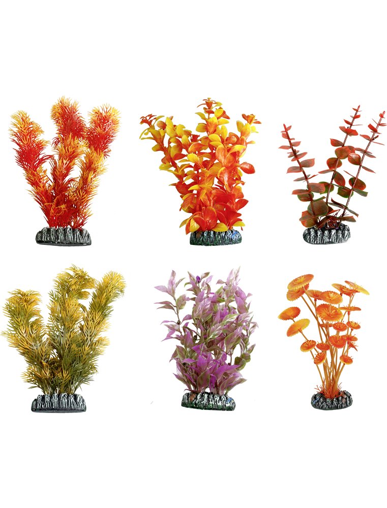 Aq. plant plastic cuba ass. - m