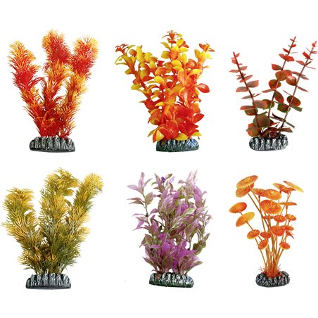 Aq. plant plastic cuba ass. - l 