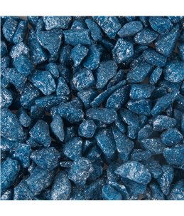 Grind glitter neon donkerbl. 1kg 