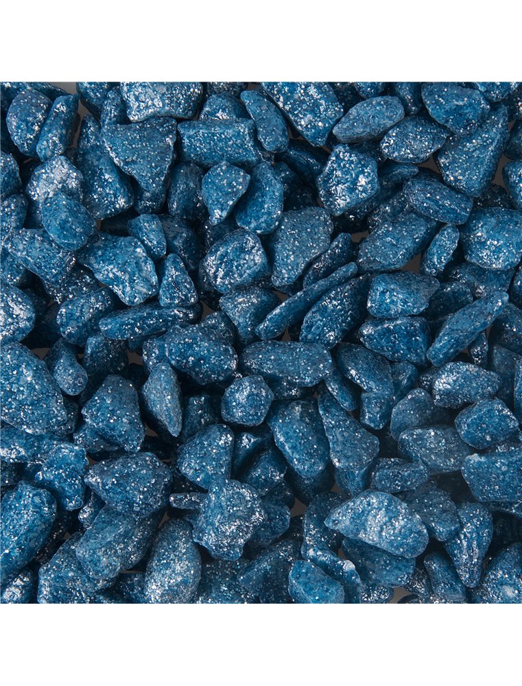 Grind glitter neon donkerbl. 1kg
