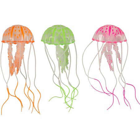 Decoratie fluo kwal transp s ass 