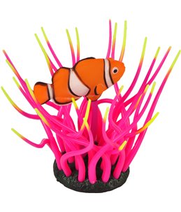 Decoratie fluo zeewier+clownvis ass