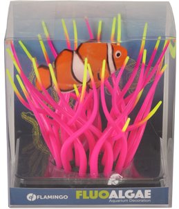 Decoratie fluo zeewier+clownvis ass