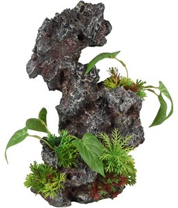 Ad petra rots+plant 19x15x31cm