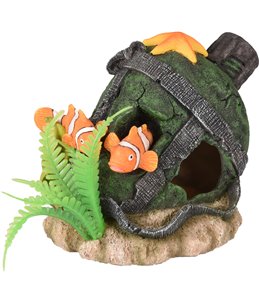 Ad leto kruik + vissen 15x8x11cm 