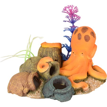 Ad leto octopus + kruiken 16x13x10c 