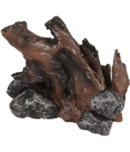 Ad zeno hout+rots 10x6x8cm