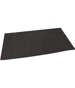 Aquariummat marlin zwart 60x30cm 