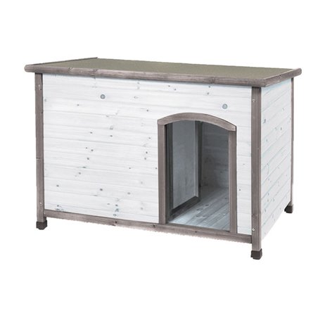 Duvo+ hondenhok balto 3 cottage - grijs/wit - 116 x 76 x 82cm