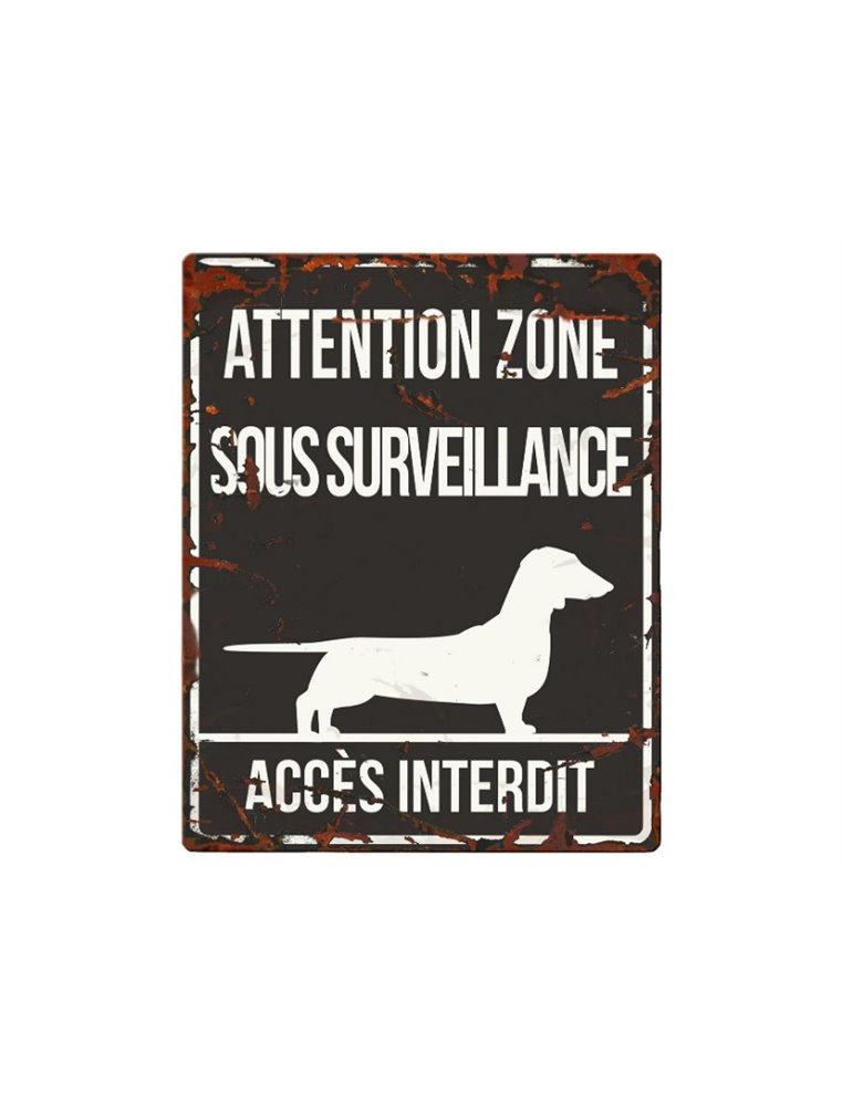 Plaque chien de garde:  Dachshund