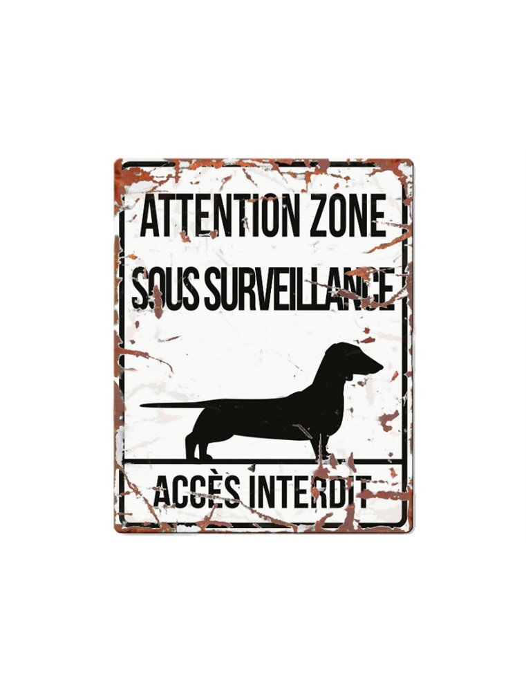 Plaque chien de garde:  Dachshund