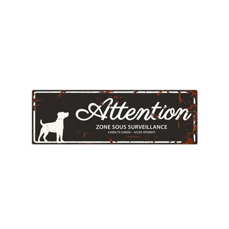 Plaque chien de garde:  jack russel