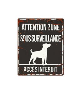 Plaque chien de garde:  Jack Russel