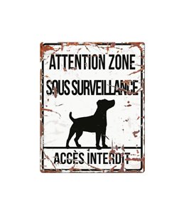 Plaque chien de garde:  Jack Russel
