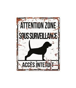 Plaque chien de garde:  Beagle