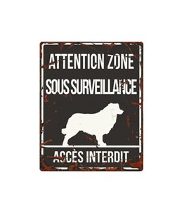 Plaque chien de garde:  Collie