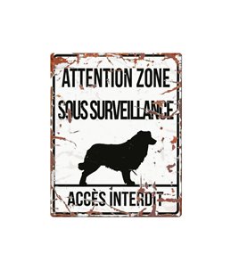 Plaque chien de garde:  Collie