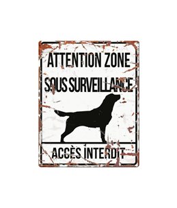 Plaque chien de garde:  Retriever