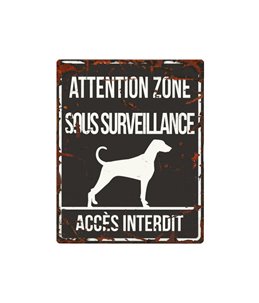 Plaque chien de garde:  Dalmatian