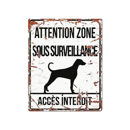 Plaque chien de garde:  dalmatian