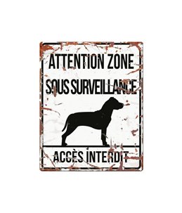 Plaque chien de garde:  Stafford