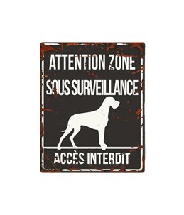 Plaque chien de garde:  Danish Dog