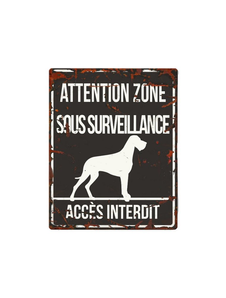 Plaque chien de garde:  Danish Dog