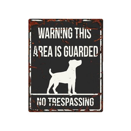 Beware of dog sign: jack russel