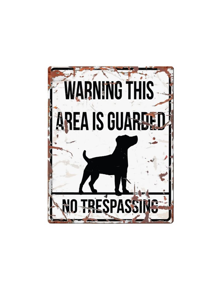 Beware of dog sign: Jack Russel