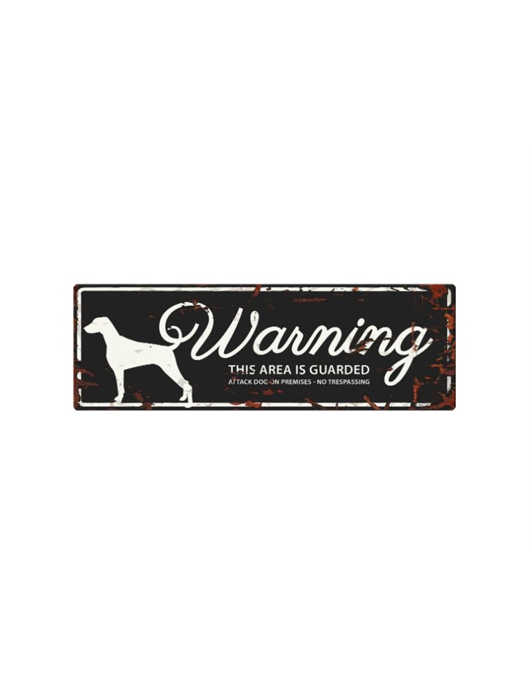 Beware of dog sign: Dalmatian