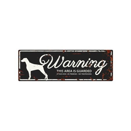 Beware of dog sign: dalmatian