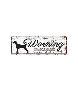 Beware of dog sign: Dalmatian