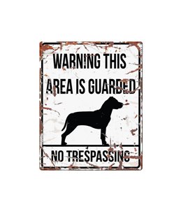 Beware of dog sign: Stafford