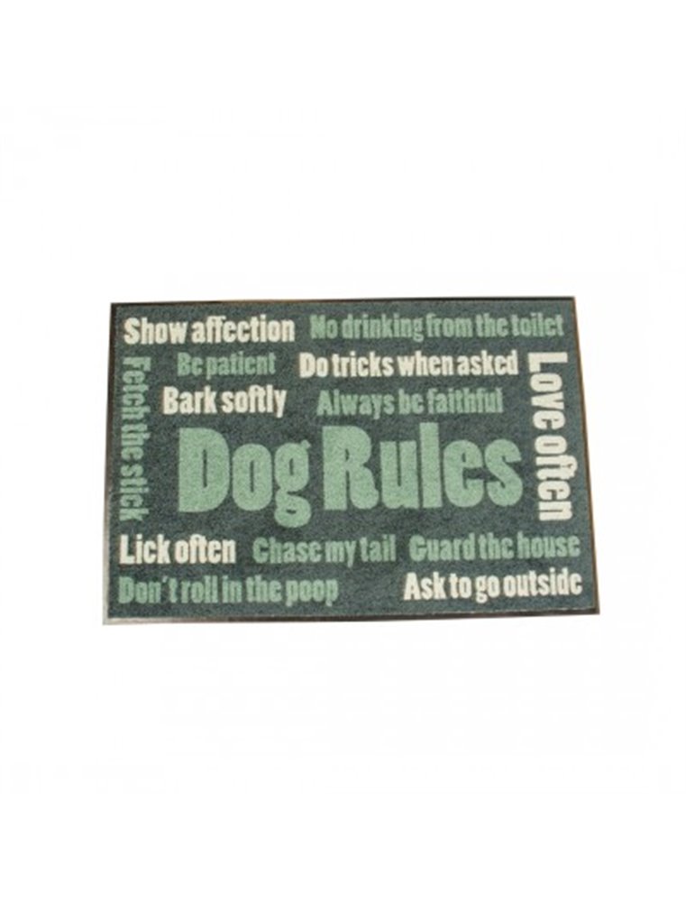 Vloermat Indoor Dog rules