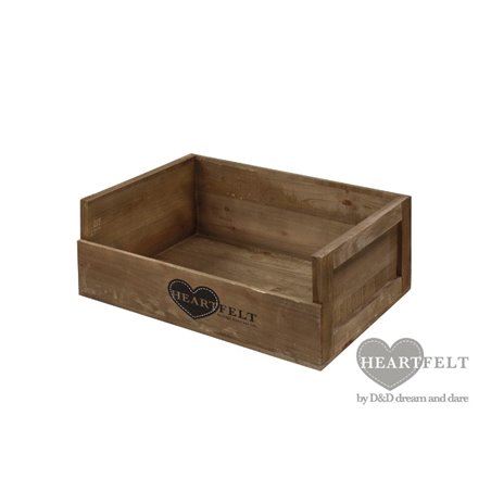 Heartfelt wooden crate heaven