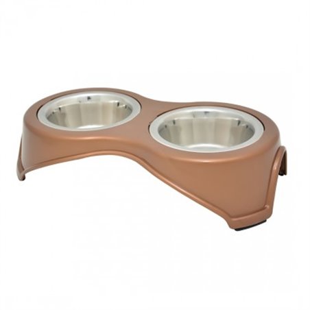 Inox plastic lock double diner