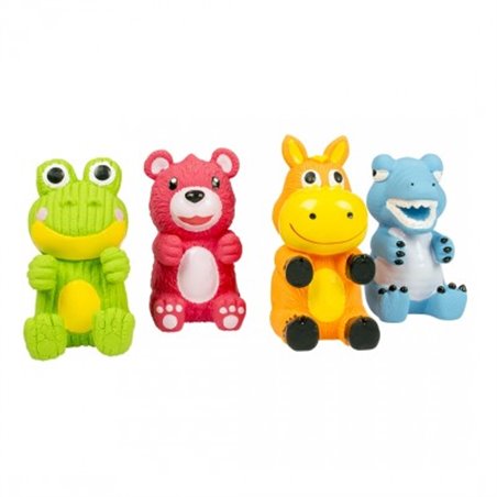 Latex zittende kikker/ezel/krokodil/beer