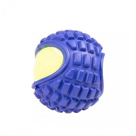 Tennisbal met rubberen cover