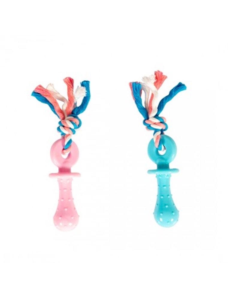 Puppy TPR Fopspeen met katoen touw