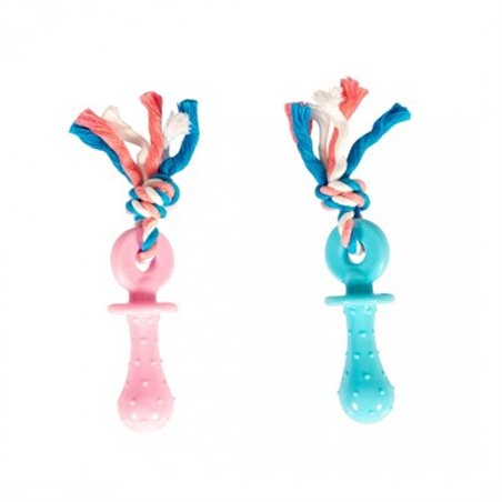 Puppy tpr fopspeen met katoen touw