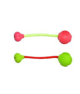 Rubber dental bal en been met koord