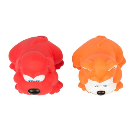 Latex squeaky dog and cat